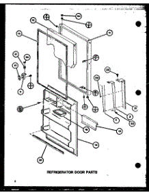 05 - Ref Door Parts parts for Amana Refrigerator TM16K / P7791111W from AppliancePartsPros.com