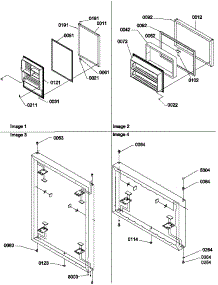 03 - Door Assemblies parts for Amana Refrigerator TM17TBL / P1305901W L from AppliancePartsPros.com