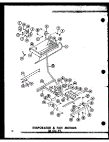 03 - Evap & Fan Motors 18 Cu. Ft. parts for Amana Refrigerator TM18B-G / P7350005W G from AppliancePartsPros.com