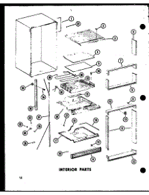 05 - Interior Parts parts for Amana Refrigerator TM18C / P7350014W from AppliancePartsPros.com