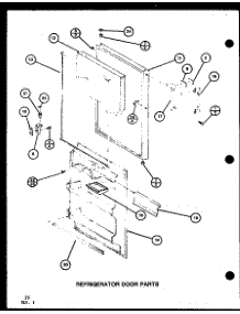 05 - Ref Door Parts parts for Amana Refrigerator TM18G / P7651216W from AppliancePartsPros.com