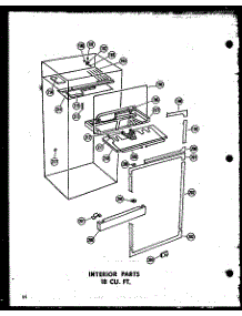 08 - Interior Parts 18 Cu. Ft. parts for Amana Refrigerator TM18J-C / P6017803W C from AppliancePartsPros.com