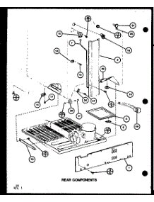 04 - Rear Components parts for Amana Refrigerator TM18SPG / P7651213W from AppliancePartsPros.com