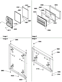 03 - Door Assemblies parts for Amana Refrigerator TM18VL / P1305902W L from AppliancePartsPros.com