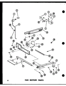 02 - Fan Motors Parts parts for Amana Refrigerator TM20D / P7350031W from AppliancePartsPros.com