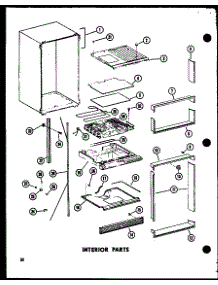 05 - Interior Parts parts for Amana Refrigerator TM20D / P7350031W from AppliancePartsPros.com