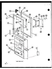 04 - Lower Door Parts parts for Amana Refrigerator TM-516E / P7464515W from AppliancePartsPros.com