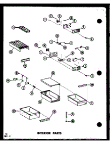 04 - Interior Parts parts for Amana Refrigerator TM518F-C / P7616401W C from AppliancePartsPros.com