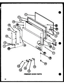 02 - Fz Door Parts parts for Amana Refrigerator TMI18K / P7803233W from AppliancePartsPros.com