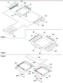 10 - Shelving & Crisper Frame Assy parts for Amana Refrigerator TN21V2C / P1315907W C from AppliancePartsPros.com