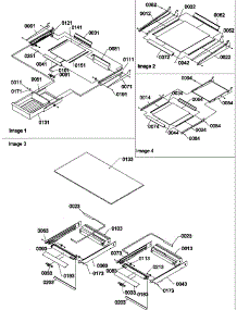 09 - Shelving Assemblies parts for Amana Refrigerator TN22AW / P1300703W W from AppliancePartsPros.com