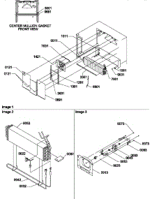 04 - Evap And Fan Motor Assemblies parts for Amana Refrigerator TN22CL / P1300704W L from AppliancePartsPros.com