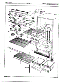 03 - Fresh Food Compartment parts for Admiral Refrigerator TNT157 / 7D22A from AppliancePartsPros.com