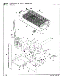 06 - Unit Compartment & System parts for Admiral Refrigerator TNT157BA / AF07B from AppliancePartsPros.com