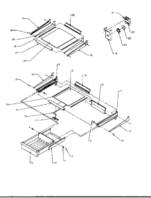04 - Cabinet Shelving parts for Amana Refrigerator TP19R3L / P1181905W L from AppliancePartsPros.com
