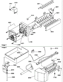 10 - Ice Maker Assy And Parts parts for Amana Refrigerator TP21A3E / P1181503W E from AppliancePartsPros.com