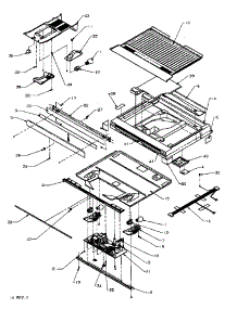 07 - Divider Block parts for Amana Refrigerator TQ18R2L / P1181802W L from AppliancePartsPros.com