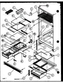 04 - Page 3 parts for Amana Refrigerator TQ20QBW / P1111603W W from AppliancePartsPros.com