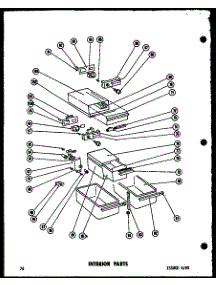 02 - Interior Parts parts for Amana Refrigerator TR15F-1-C from AppliancePartsPros.com