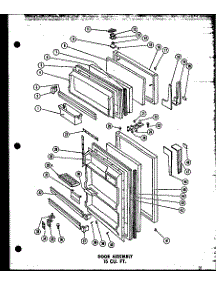 04 - Page 1 parts for Amana Refrigerator TR15-G from AppliancePartsPros.com