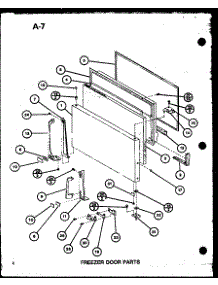 02 - Fz Door Parts parts for Amana Refrigerator TR16G / P7553508W from AppliancePartsPros.com