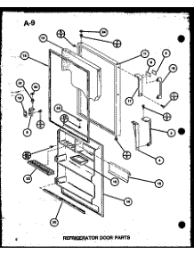 05 - Ref Door Parts parts for Amana Refrigerator TR16G / P7553508W from AppliancePartsPros.com