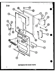 05 - Ref Door Parts parts for Amana Refrigerator TR18G / P7651204W from AppliancePartsPros.com