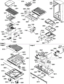 06 - Interior Cabinet And Drain Block Assy parts for Amana Refrigerator TR18TL / P1303102W L from AppliancePartsPros.com