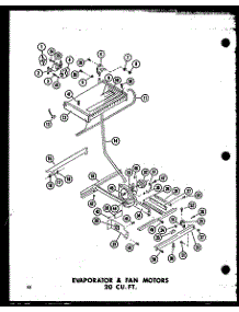 03 - Evap & Fan Motors 20 Cu. Ft. parts for Amana Refrigerator TR20B-L / P7350008W L from AppliancePartsPros.com