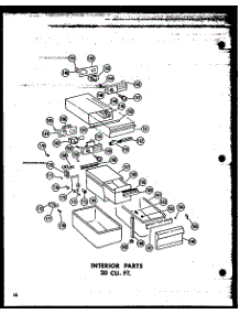 05 - Interior Parts 20 Cu. Ft. parts for Amana Refrigerator TR20J-AG / P6017805W G from AppliancePartsPros.com