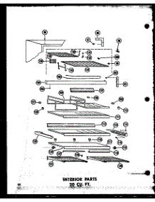 05 - Interior Parts 20 Cu. Ft. parts for Amana Refrigerator TR20J-C / P6023613W C from AppliancePartsPros.com