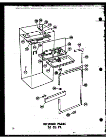 07 - Interior Parts 20 Cu. Ft. parts for Amana Refrigerator TR20J-C / P6023613W C from AppliancePartsPros.com