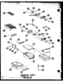 06 - Interior Parts 20 Cu. Ft. parts for Amana Refrigerator TR20N-C / P6023663W C from AppliancePartsPros.com