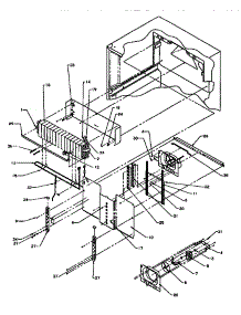 08 - Evap Area parts for Amana Refrigerator TR22S4W / P1196201W W from AppliancePartsPros.com