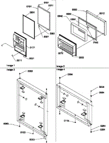 02 - Door Assemblies parts for Amana Refrigerator TR518ITVW / P1180806W W from AppliancePartsPros.com
