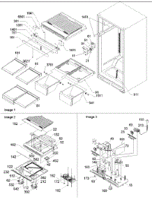 06 - Interior Cabinet & Drain Block Assy parts for Amana Refrigerator TR521VE / P1322601W E from AppliancePartsPros.com