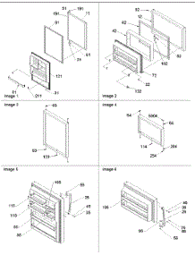 02 - Door Assy parts for Amana Refrigerator TR521VW / P1322601W W from AppliancePartsPros.com