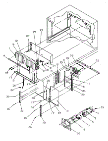 07 - Evap Area parts for Amana Refrigerator TR525SL / P1182801W L from AppliancePartsPros.com