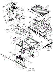 06 - Divider Block parts for Amana Refrigerator TR525SW / P1182801W W from AppliancePartsPros.com