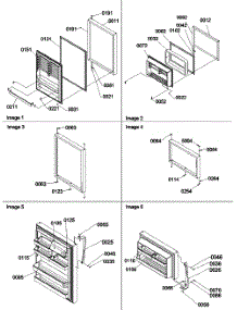 02 - Door Assemblies parts for Amana Refrigerator TR525VW / P1322701W W from AppliancePartsPros.com