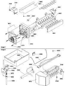 05 - Ice Maker Assembly And Parts parts for Amana Refrigerator TR525VW / P1322701W W from AppliancePartsPros.com