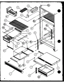03 - Page 3 parts for Amana Refrigerator TRG18QB3G / P1111315W G from AppliancePartsPros.com