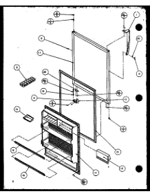 02 - Page 2 parts for Amana Refrigerator TRG18QB3L / P1111315W L from AppliancePartsPros.com