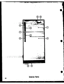 04 - Exterior Parts parts for Amana Refrigerator TRI-17D from AppliancePartsPros.com
