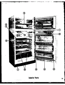 07 - Interior Parts parts for Amana Refrigerator TRI-17D from AppliancePartsPros.com