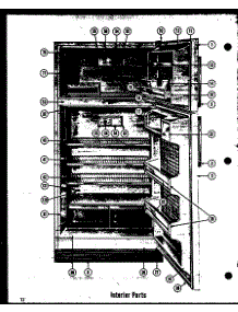 08 - Interior Parts parts for Amana Refrigerator TRI-17E from AppliancePartsPros.com