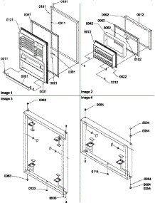 02 - Door Assemblies parts for Amana Refrigerator TRI18V1E / P1303204W E from AppliancePartsPros.com