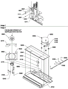 08 - Machine Compartment parts for Amana Refrigerator TRI21VL / P1309501W L from AppliancePartsPros.com