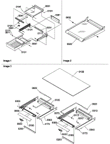 09 - Shelving Assemblies parts for Amana Refrigerator TRI21VW / P1309501W W from AppliancePartsPros.com