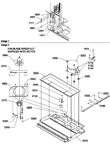 08 - Machine Compartment parts for Amana Refrigerator TRI25VW / P1300004W W from AppliancePartsPros.com